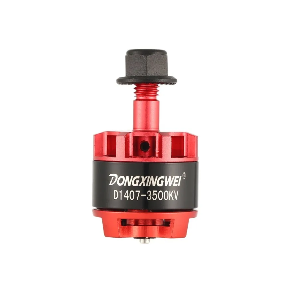 4 шт. DXW D1407 3500KV 2-3S CW/CCW 5 мм бесщеточный двигатель для RC гоночный Дрон, Мультикоптер Квадрокоптер 4045/5030 пропеллер