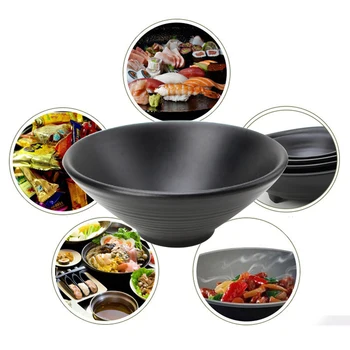

Ramen Bowl Korean Japanese Restaurant Use Big Melamine Small Soup Noodles Bowls LJB009