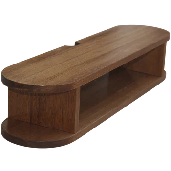 

Small apartment modern minimalist wall-mounted TV cabinet living room wall set-top box rack solid wood