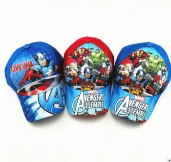 

10 pcs cartoon Avengers Mesh cap Fashion Sun Hat Casual Cosplay Baseball Cap party gifts