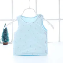 Жилет для новорожденных; сезон весна-осень; тонкий хлопковый жилет для малышей 0 месяцев; Чистый хлопок; детский жилет с поясом