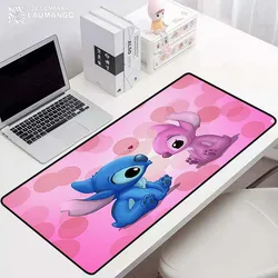 Stitch mouse pads tapete antiderrapante kawaii acessórios computador mousepad gamer mause almofada tapetes para computador portátil mausepad tapete para computador portátil anime