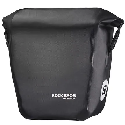 ROCKBROS водонепроницаемый велосипедный мешок 10-18L портативная велосипедная сумка корзинка задняя стойка заднее сиденье багажник Пакет Велоспорт MTB сумка Аксессуары для велосипеда - Цвет: Black