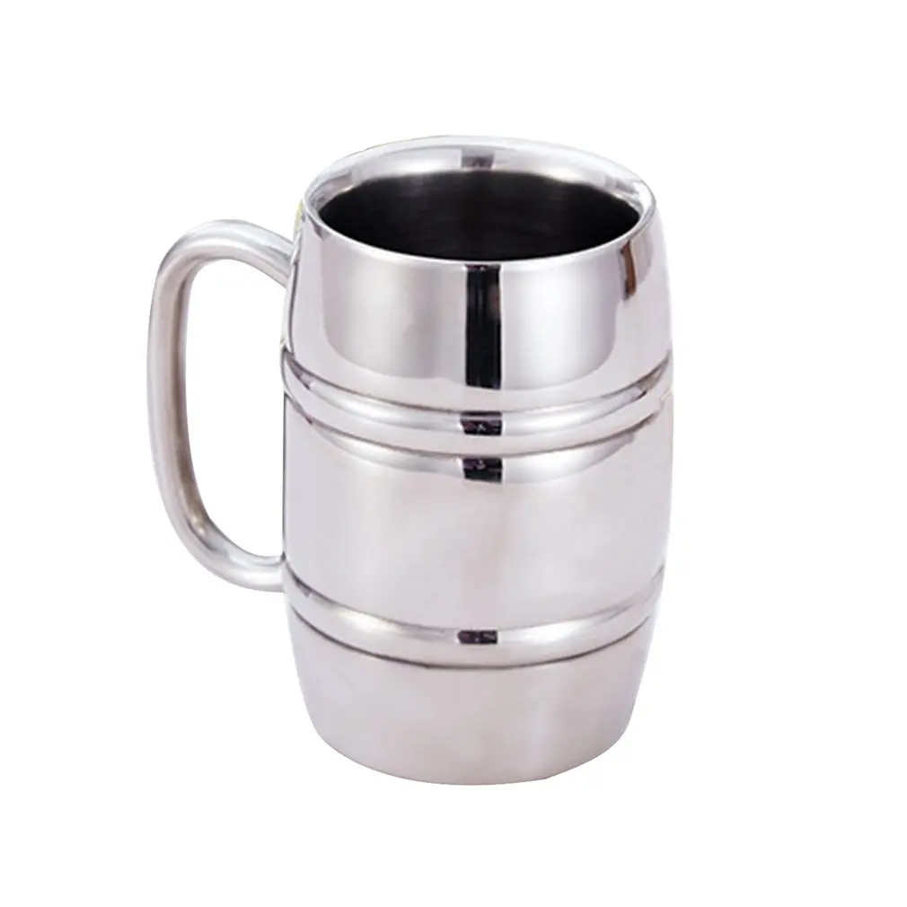 

300/430ml Coffee Mug Beer Cup Stainless Steel Double Wall Thermo Mug Wine Tumbler Travel Mugs for Tea Coffe Cup