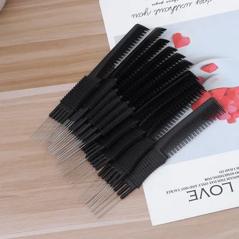 

4pcs Steel Needle Tail Comb Portable Hairstyle Comb Hair Hairdressing Comb Hair Styling Comb for Inside Indoor