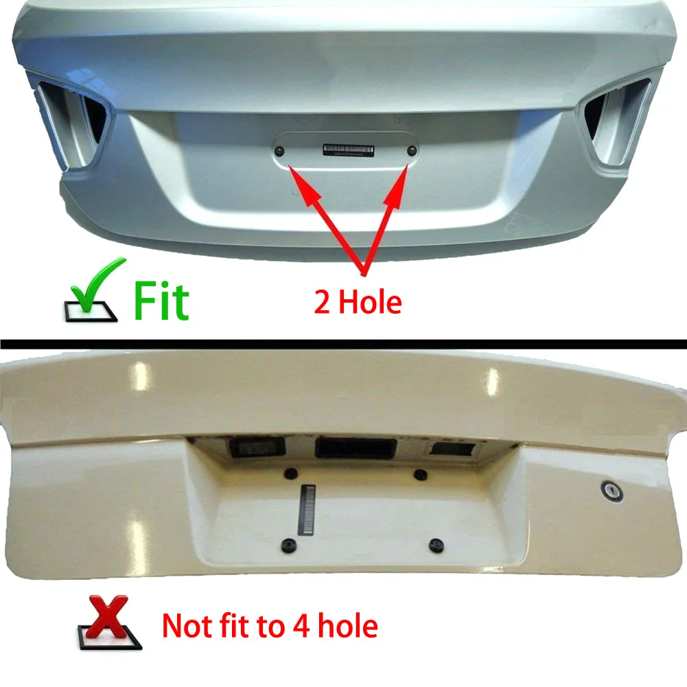 REAR LICENSE PLATE MOUNT FRAME HOLDER BUMPER BRACKET FOR BMW 6 SCREWS /& WRENCH