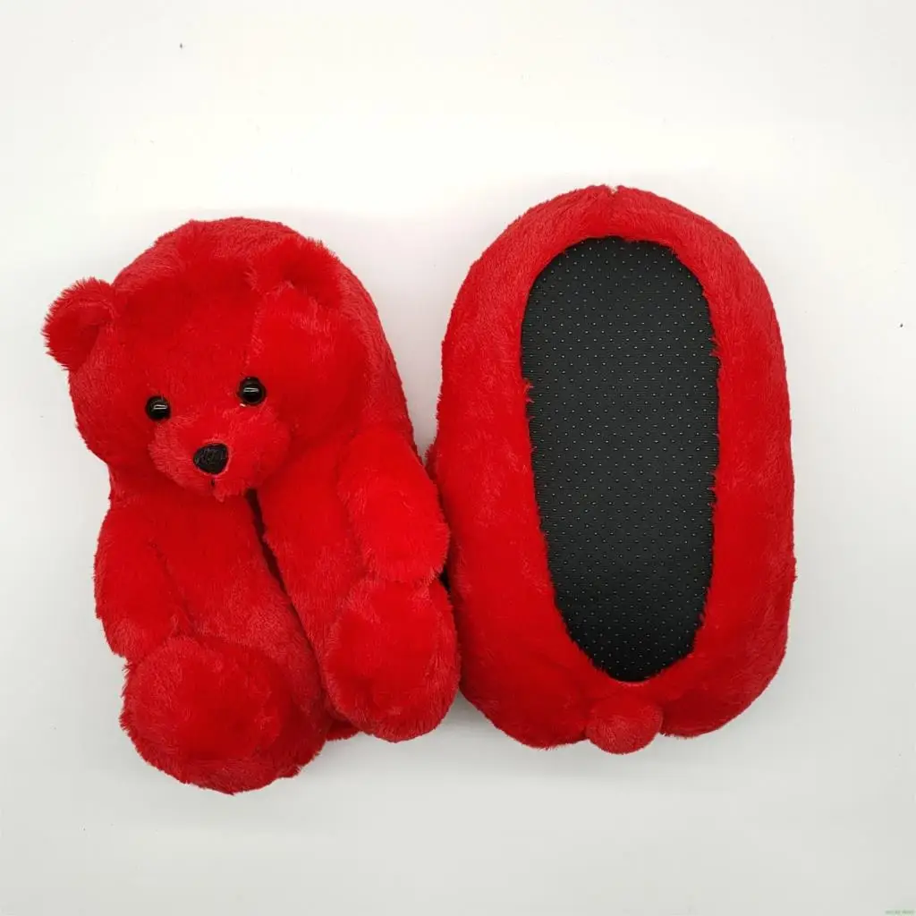 Teddy Bear Slippers Winter Shoes Women Slippers Unisex Brown Fashion Plush Female Indoors Slippers Home Warm Slippers Ladies indoor house slippers Indoor Slippers