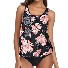 Pushup бикини размера плюс купальник женский танкини набор из двух частей купальник купальный костюм большого размера купальный костюм с пуш-ап Femme 3XL