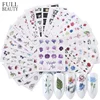 1Set Watercolor Xmas Flower Sticker Nail Decal Set Flamingo Letter Design Gel Manicure Decor Water Slider Foil CHSTZ683-706-1 ► Photo 1/6