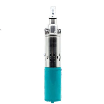 

(Lift 30m-45m) (Flow 20L/min) DC Solar Water Pump Deep Well Pump 200W Screw Submersible Pump Irrigation Garden Home Agricultural