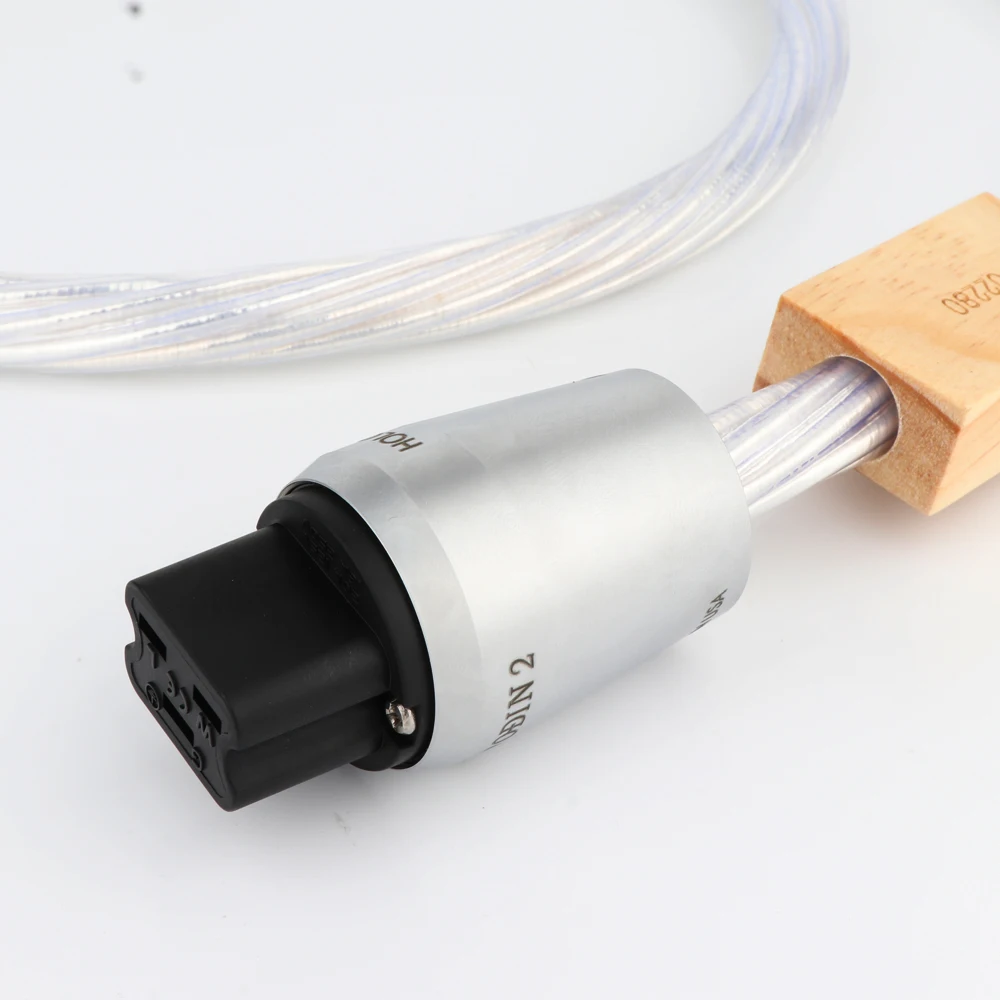 Фото HI-End Hifi Nordost Odin 2 шнур питания переменного тока D538, 7-жильный посеребренный 14AWG с позолоченными вилками Европейского/американского стандарта 20 А, Аудиокабели питания №3