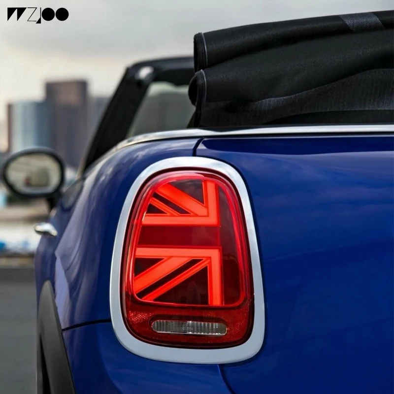 red Автомобиль для 2007- Mini F56 cooper головной светильник s для F56 все светодиодный головной фонарь Angel eye светодиодный DRL передний светильник Би-светодиодный объектив динамический поворот - Цвет: red
