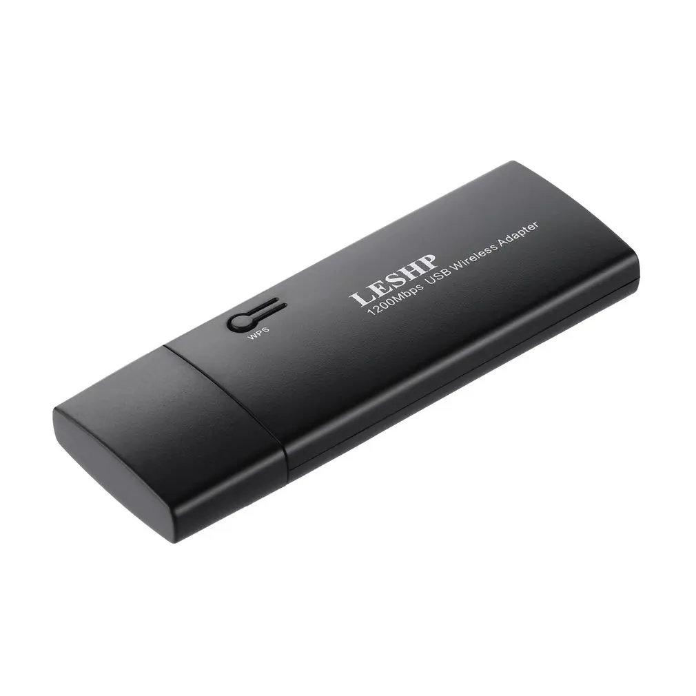 1200 Мбит/с 11AC двухдиапазонный USB 3,0 беспроводной Wi-Fi сетевой адаптер широкий диапазон совместимость Быстрая установка черный