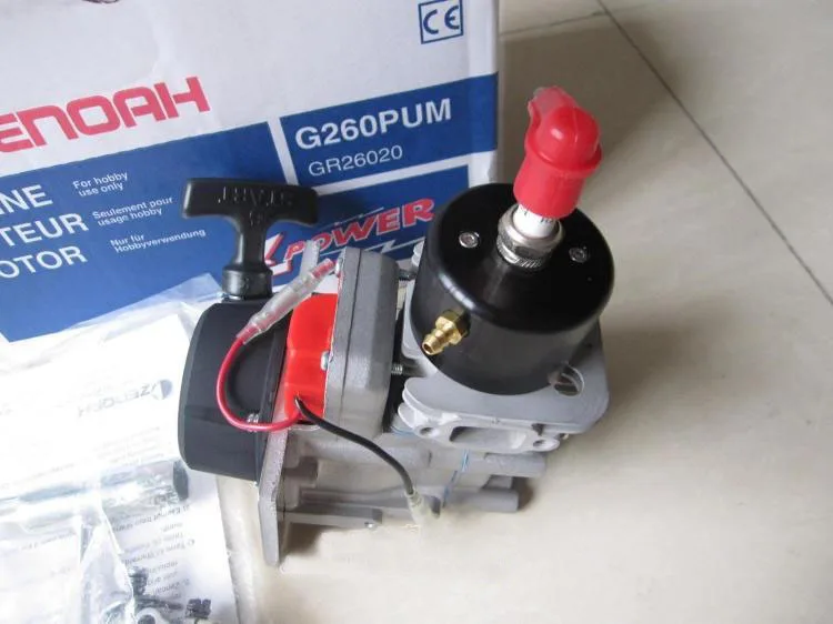 

Japan imported 26CC gasoline water-cooled engine motor remote control boat model engine for petrol boat racing Zenoah G260PUM