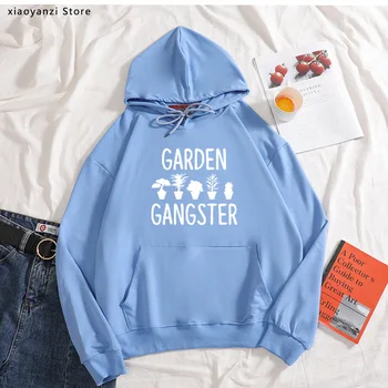 

Garden Gangster flower Print Women hoodies Cotton Casual Funny pullovers For Young Lady Girl sweatshirts tops-421