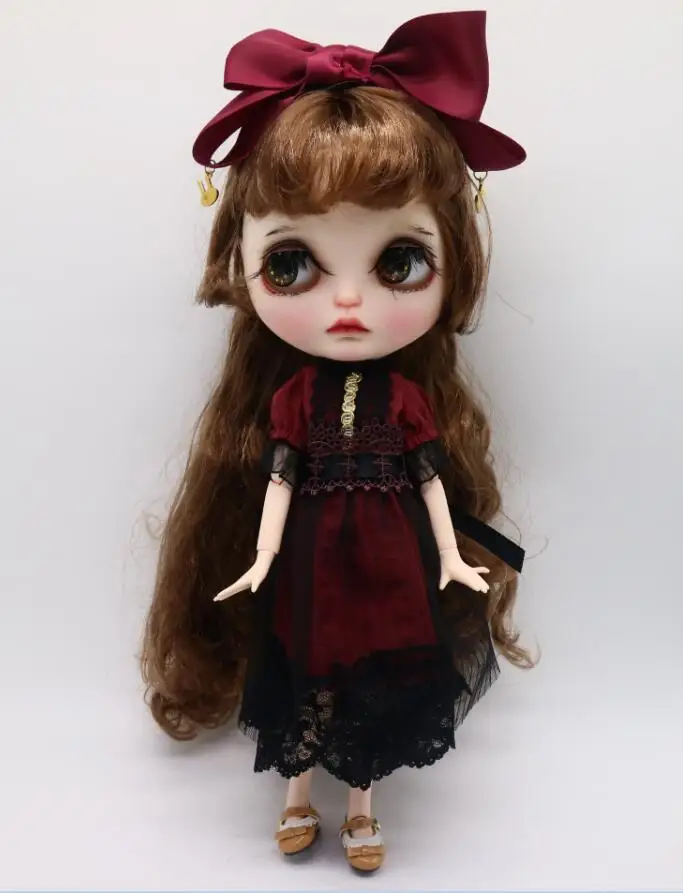 Кукла Blyth girl по индивидуальному заказу, индивидуального лица и куклы № 20191225 - Цвет: 4