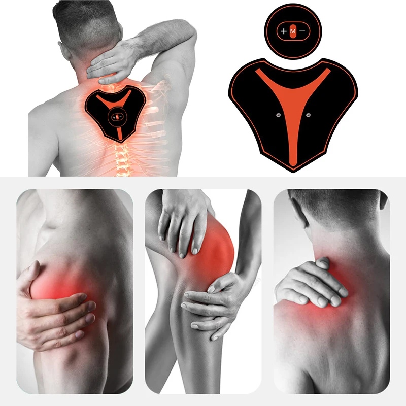 Mini Cervical Massager Multifunction Shoulder Neck Massage Pad Cervical Vertebra Sticker Fitness Apparatus Treatment Massage