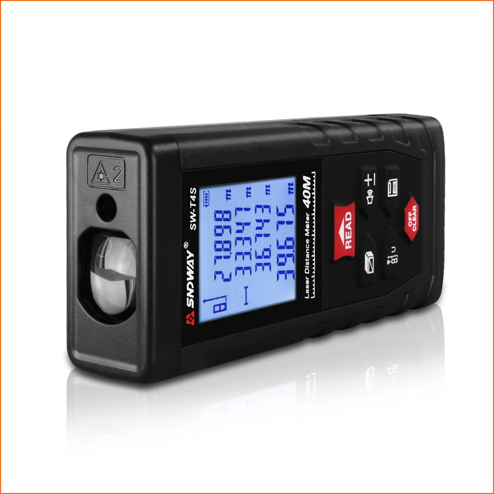 SNDWAY Laser Rangefinder Distance Meter Range Finder Mini Digital Meater Laser Distance Sensor SW-T4S 40M Laser Distance Meters SNDWAY Laser Rangefinder Distance Meter Range Finder Mini Digital Meater Laser Distance Sensor SW-T4S 40M Laser Distance Meters