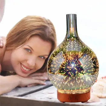 

200ML Classic Ultrasonic Aroma Humidifier Firework 3D Aroma Diffuser for Aromatherapy Ultrasonic Essential Oil Diffuser