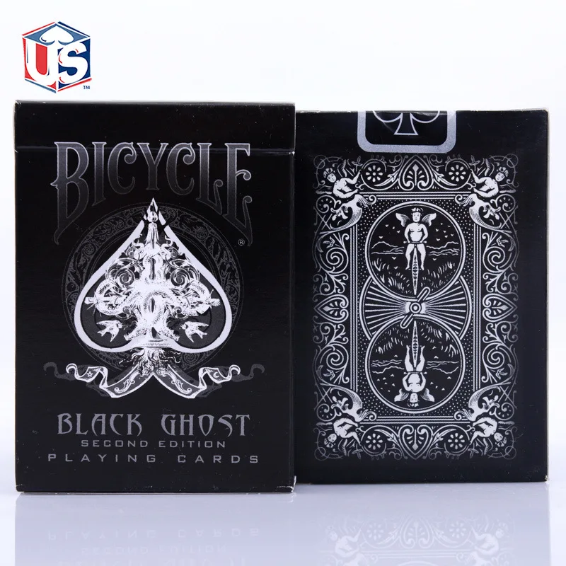 1 палубные велосипедные карты Ellusionist Black Ghost велосипедные игральные карты обычные велосипедные палубные всадники задние карты магический трюк магический реквизит