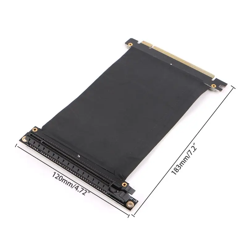 PCI Express3.0 16x высокое Скорость Riser Card гибкий удлинитель адаптер-угловой