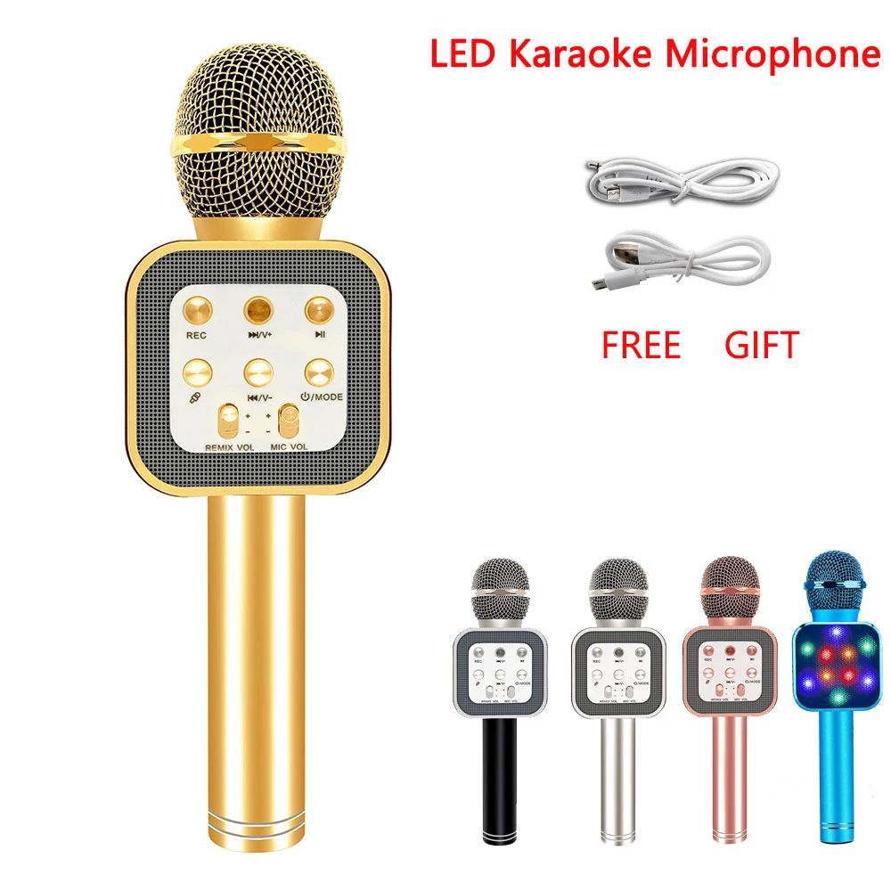 Ws1818 Fashion Ktv Handheld Wireless Microphone Speaker Reverberation
