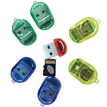 Leitor de cartões criativo fogos de artifício, mini leitor de cartões usb 2.0 de alta velocidade, suporte tf microsd móvel