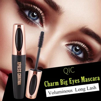 

New 4D Silk Fiber Lash Mascara Waterproof Rimel 3d Mascara For Eyelash Extension Black Thick Lengthening Eye Lashes Cosmetics