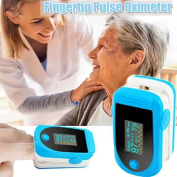 

Blue Color OLED Fingertip Pulse Oximeter With Audio Alarm & Pulse Sound -SPO2 PR PI Respiration Rate Monitor