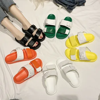 

Women Summer Beach Slippers Ladies Holiday Bohemia Fashion Outdoor Shoes Female Girls Non-slip Flats Flip Flops