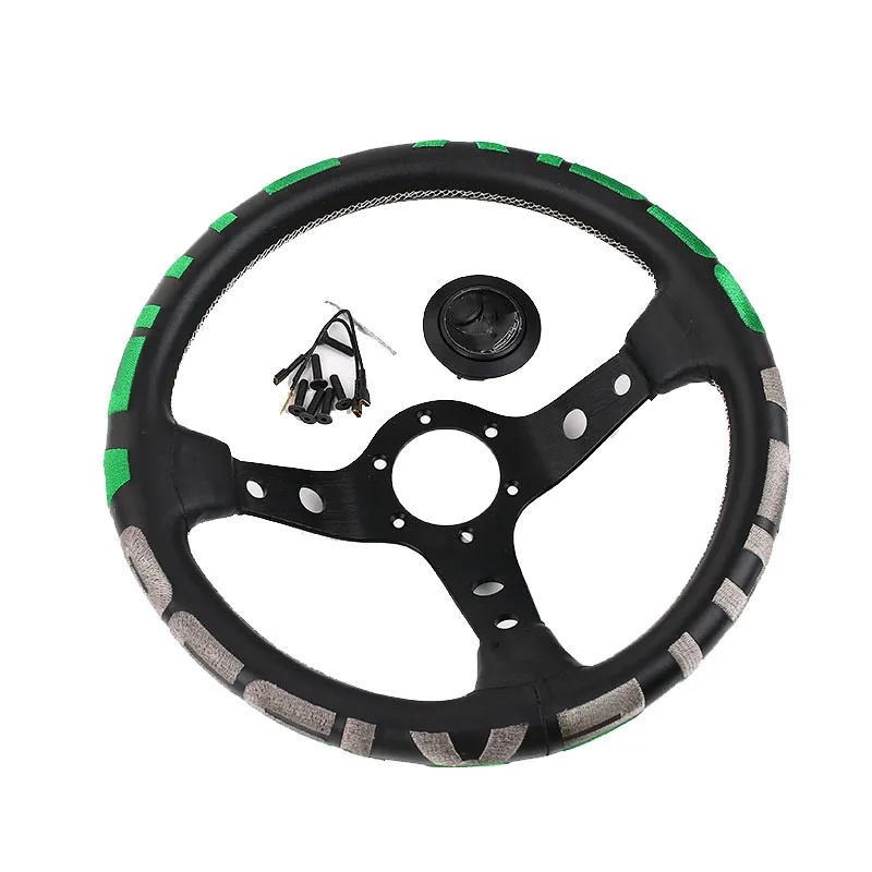 13 inch(300mm) 1996 Leather Drift Sport Steering wheel VER JDM Embroidery