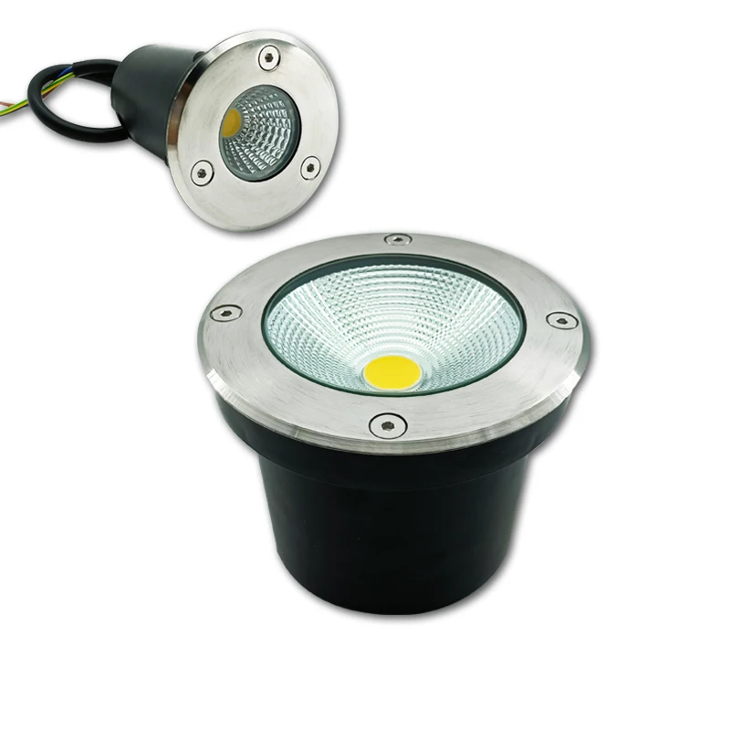 Luz Led impermeable IP67 para jardín, iluminación empotrada en el suelo, 3W, 5W, 10W, 15W, para camino de jardín enterrado al aire libre, 220V, cc 12V