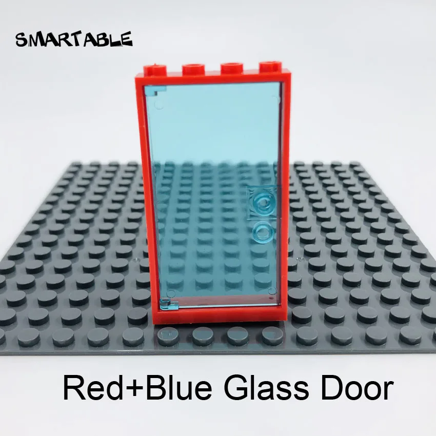 Red+Blue Glass Door 850