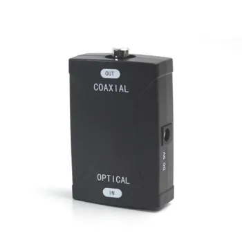 

Audio Converter Coaxial TO Toslink Optical Digital 24 Bit / 192 K HD Sampling Black New