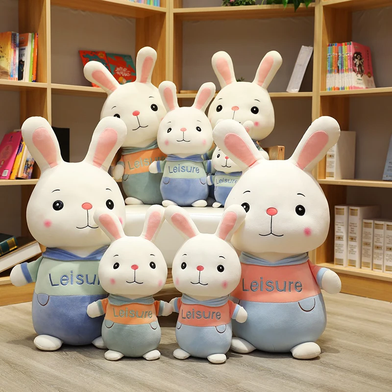 

New Cute Cartoon Rabbit Image Plush Doll Lovely Animal Plush Dolls Toy Birthday Party Decorations Presents Stuffed Toys