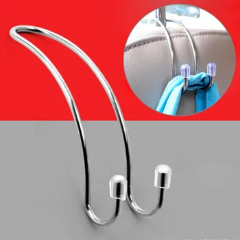 

Clips Automotive Metal Car Seat Hook Auto Headrest Hanger Bag Holder for Car Bag Purse Cloth Grocery Storage Auto Fastener