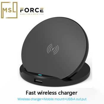 

USB Type C Qi Wireless Charger QC 3.0 Fast Phone Charger for iPhone 11 X XR XS Max Samsung S10 9 Xiaomi Wireless USB Charger Pad