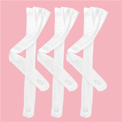Wholesale Ballet Tights 60D Convertible Ballet Stockings Woman Ballet Dance Leggings Seamless Pantyhose With Hole 3 Pairs Tights 3 Pairs White