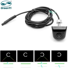 Водонепроницаемая Автомобильная камера заднего вида GreenYi CCD с функцией ночного видения, с поворотом на 360 градусов