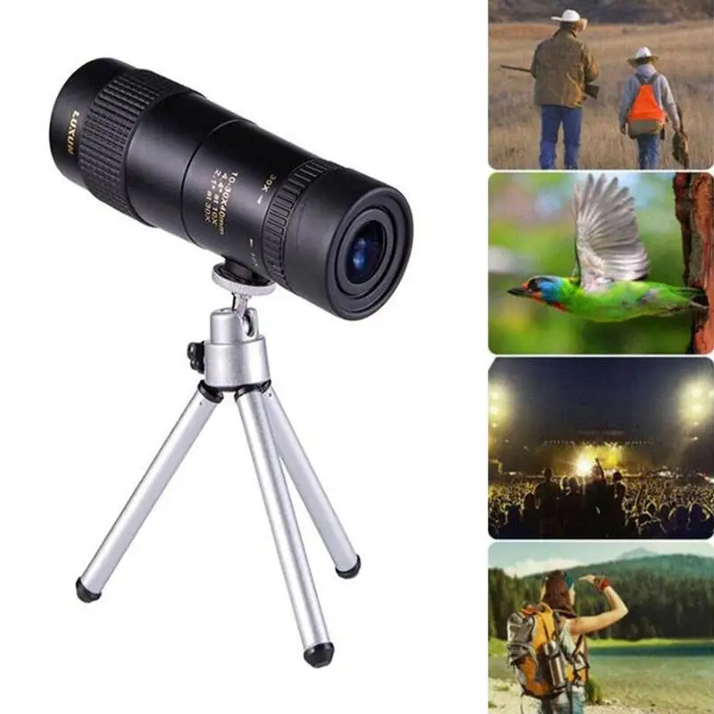 Мощный 8-40X40 высококачественный зум Монокуляр Профессиональный охотничий портативный HD телескоп Бинокль для кемпинга ночного видения Z0Q3