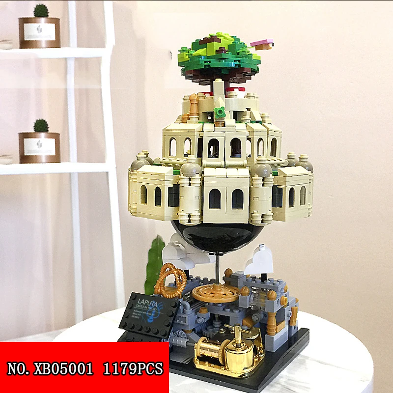 1179 шт новые строительные блоки XB05001 оригинальная серия MOC небо города сборка детей Alpinia пластиковые блоки игрушки