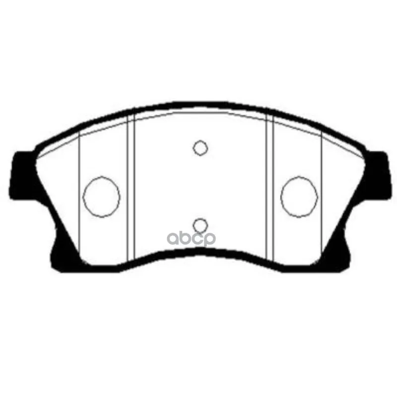 Колодки Тормозные Chevrolet Cruze/Opel Astra J 15" 10- Передние Ctr Ckkd21 Ctr арт. CKKD21