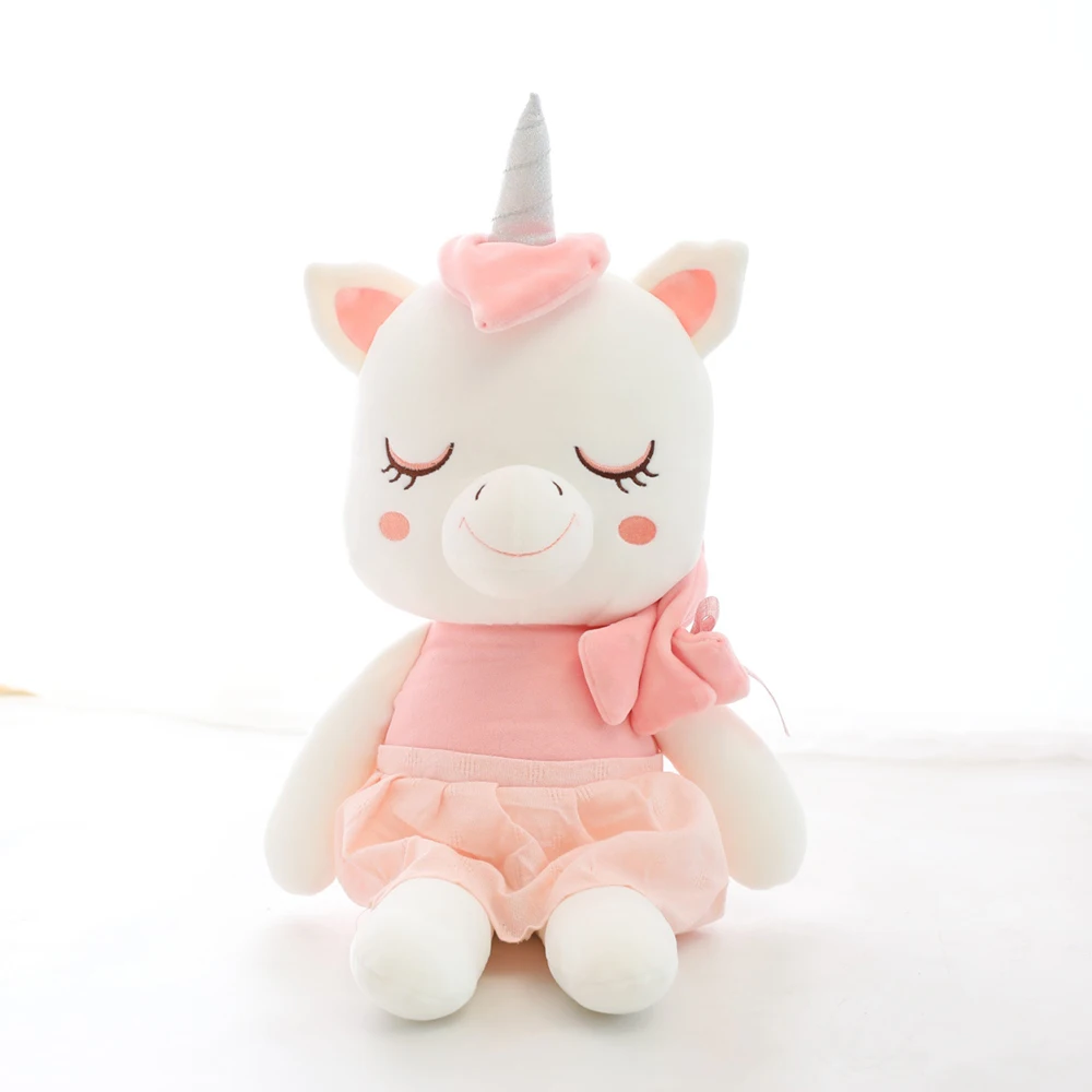 

1PCS Stuffed Animals Cute Expression Unicorn Soft Plush Kawaii Toys Baby Appease Accompany Sleep Doll Squeeze Toy Birthday Gift