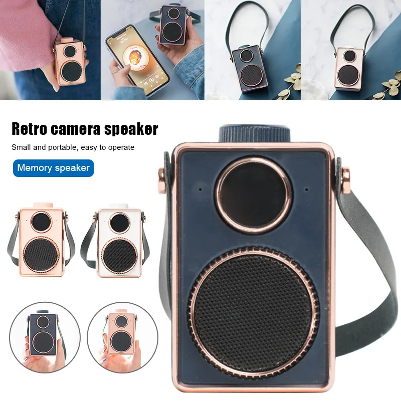 Small Speaker Retro Wireless Play Portable Vintage Louder Wireless Communication SD998