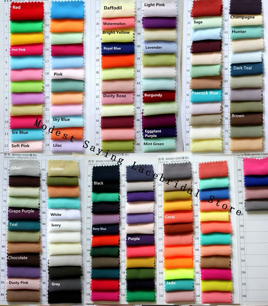 choose other colors 100D шарф шифон ткань мягкая Жоржетта ткань для свадебной вечеринки платья внутренний материал для ручной работы DIY 3 ярдов/партия 1,5 м ширина - Цвет: choose other colors