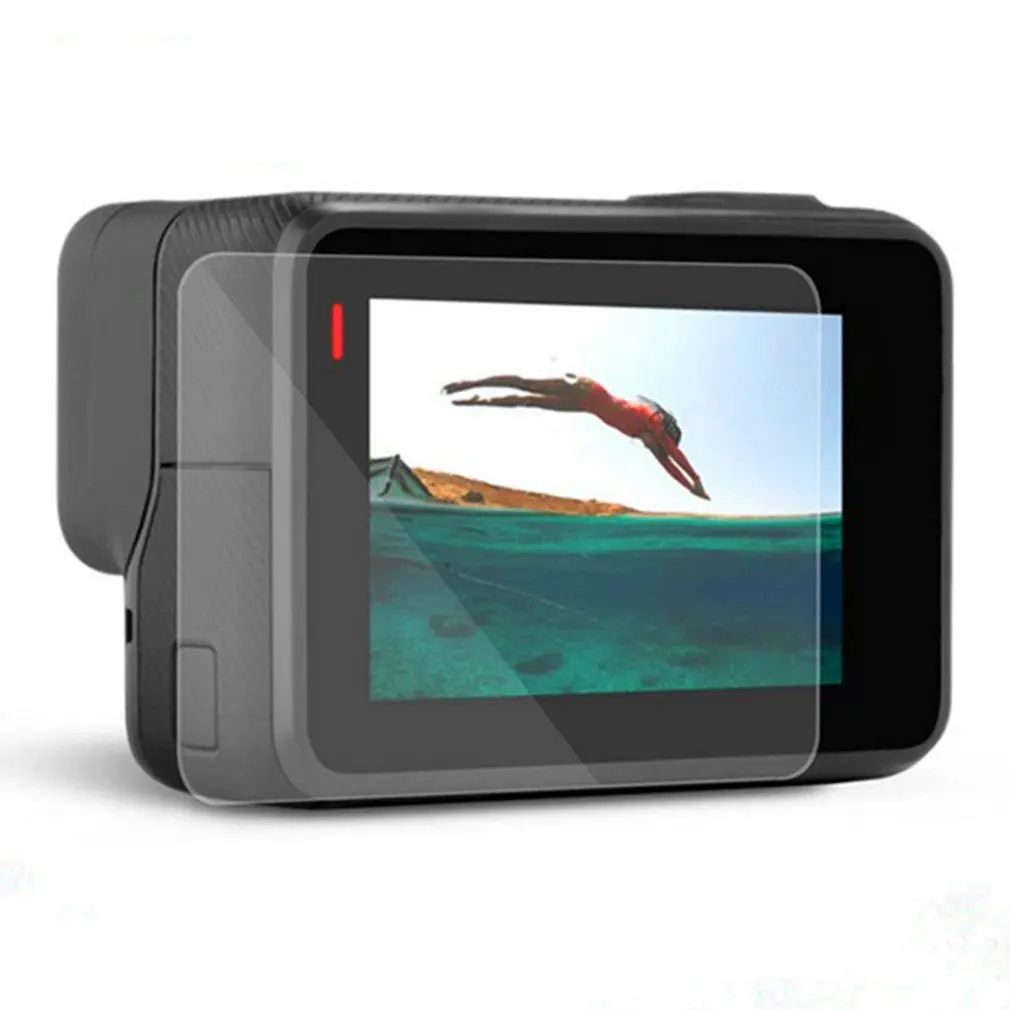 Tempered Film For Gopro Hero 7/6/5 Accessories Protector Scratch-resistant Protective Film For Go Pro Hero 7 6 5 Action Camera