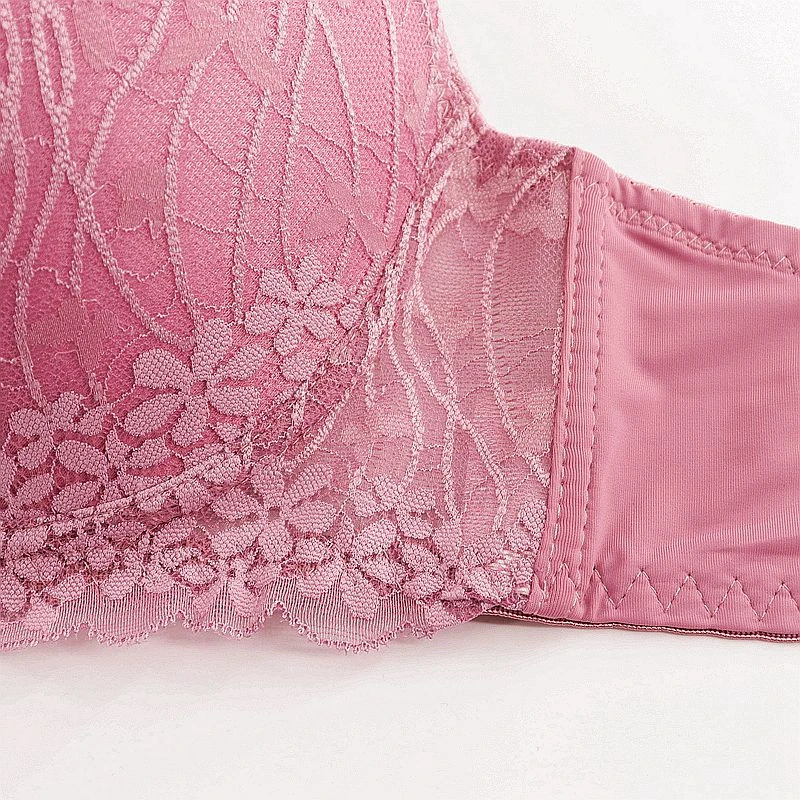 Beauwear Дерево лист французский стиль нижнее белье без подкладки женский сексуальный цветочный кружевной бюстгальтер мягкое модное нижнее белье размера плюс 40C-50DD