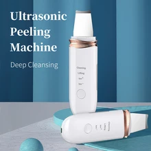 

Rechageable Skin Scrubber Ultrasonic Deep Clean Peeling Shovel Blackhead Removal Facial Pore Clean Facial Massager Skin CareTool