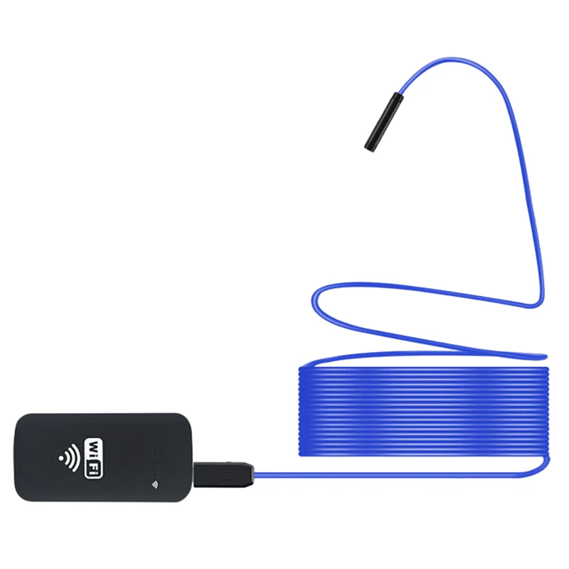 WiFi эндоскоп 8 мм беспроводной бороскоп Инспекционная камера HD водонепроницаемый светильник для iPhone, Android и планшетов