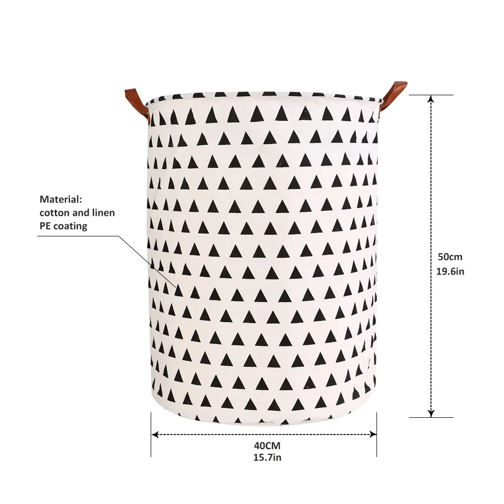 Large Laundry Basket Waterproof Dirty Clothes Toy Storage Basket Cotton Linen Cloth Portable Dirty Clothes Room Organizer laundry basket,clothes basket